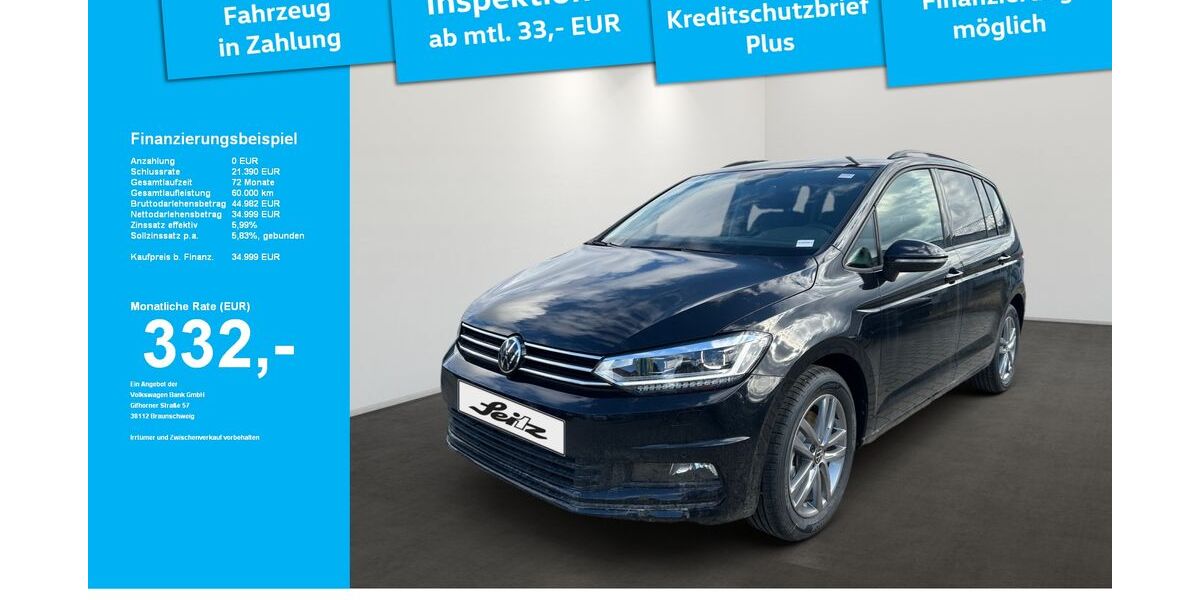 VW Touran 9.999 km 34.999 &euro; Lindenberg 88161
