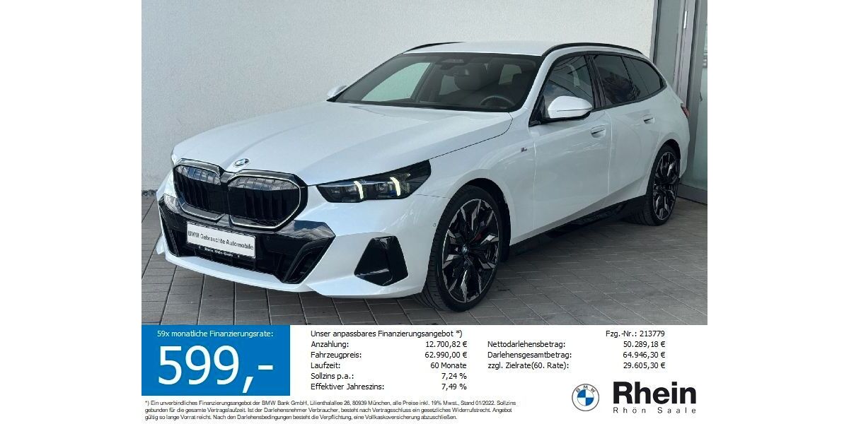 BMW 540 15.376 km 62.220 &euro; Salz 97616