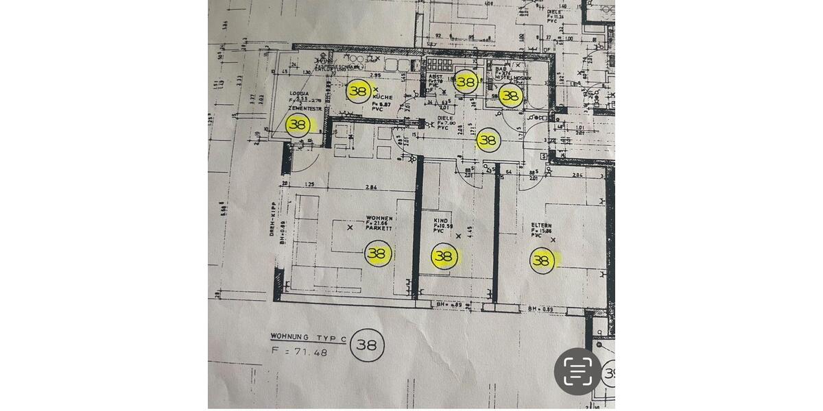 Etagenwohnung Hannover Döhren-Wülfel - 3 Zimmer, 73 m&sup2;, 239.000&euro; | Angebot:26439480