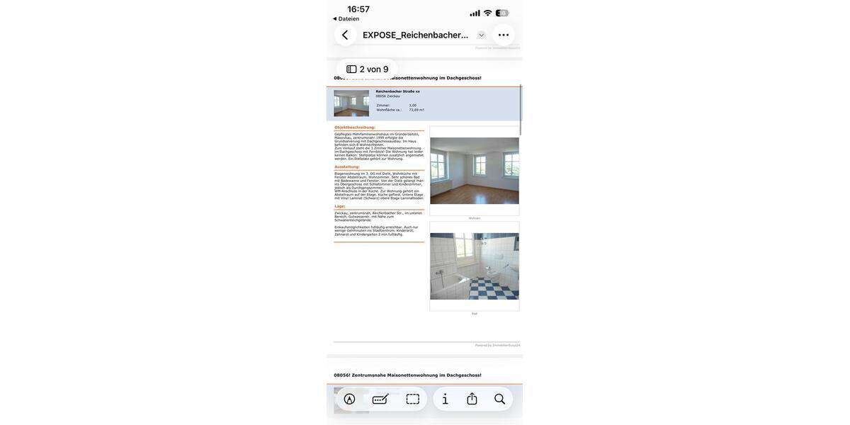 Maisonettenwohnung Zwickau - 3 Zimmer, 74 m&sup2;, 65.000&euro; | Angebot:27264894
