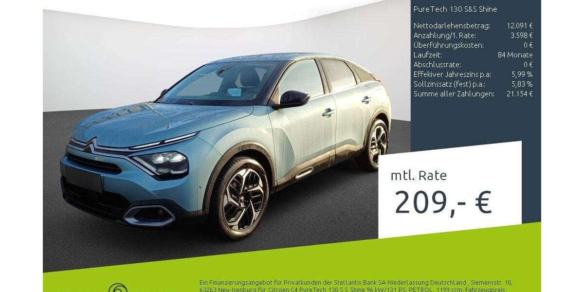 Citroen C4 20.116 km 14.320 &euro; Ahaus 48683