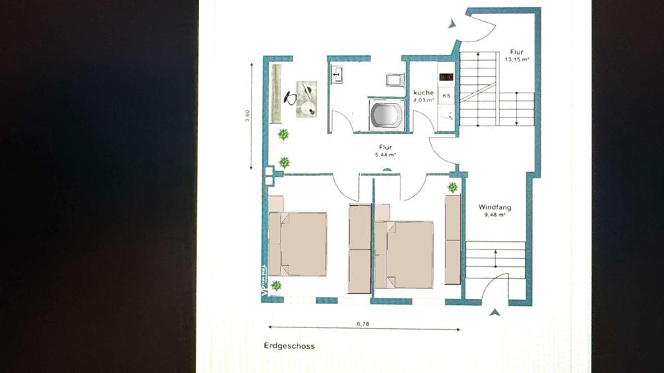 Erdgeschoßwohnung Erfurt - 3 Zimmer, 54 m&sup2;, 2.200&euro; | Angebot:26262234