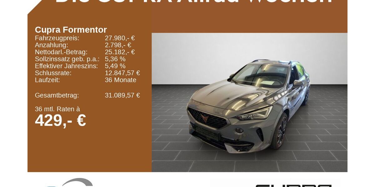 Cupra Formentor 35.103 km 27.980 &euro; Mainz 55129