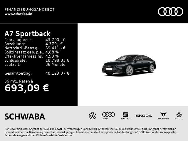 Audi A7 73.500 km 43.790 &euro; Gersthofen 86368