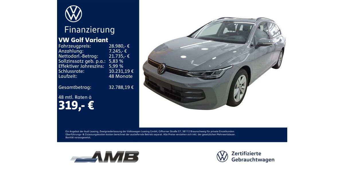 VW Golf 25.950 km 28.980 &euro; Borna 04552
