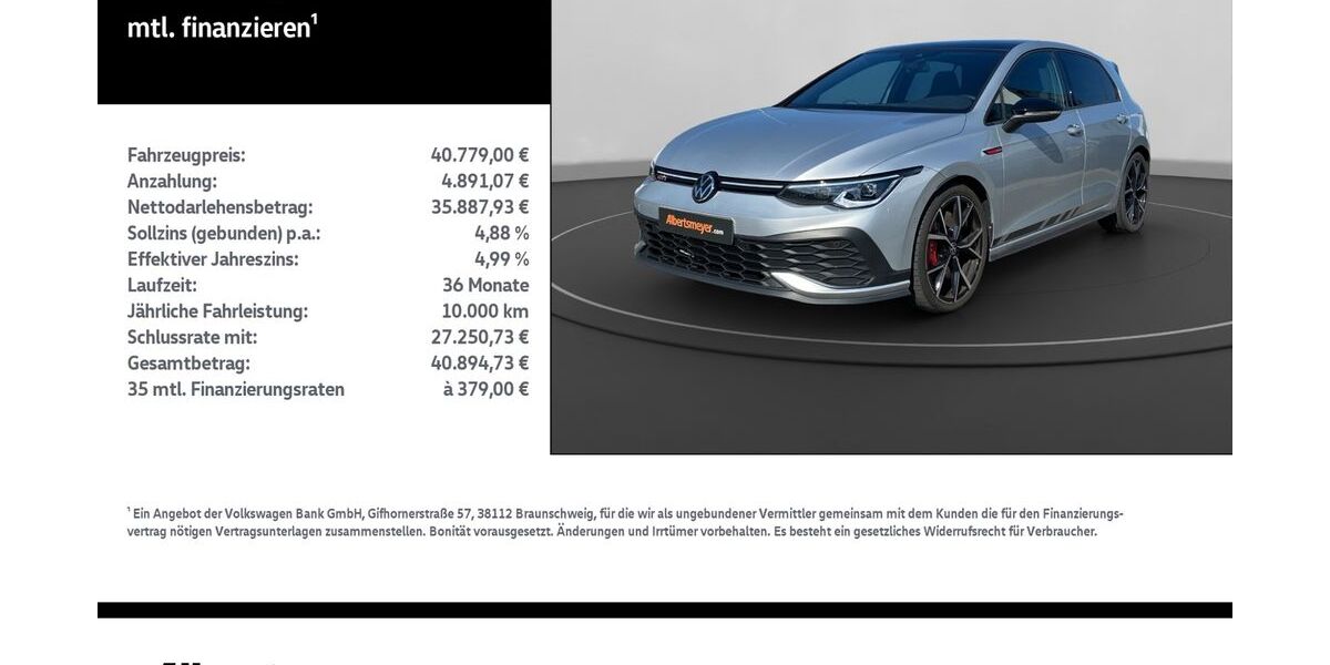 VW Golf 18.500 km 39.449 &euro; Leinefelde-Worbis/DE 37327