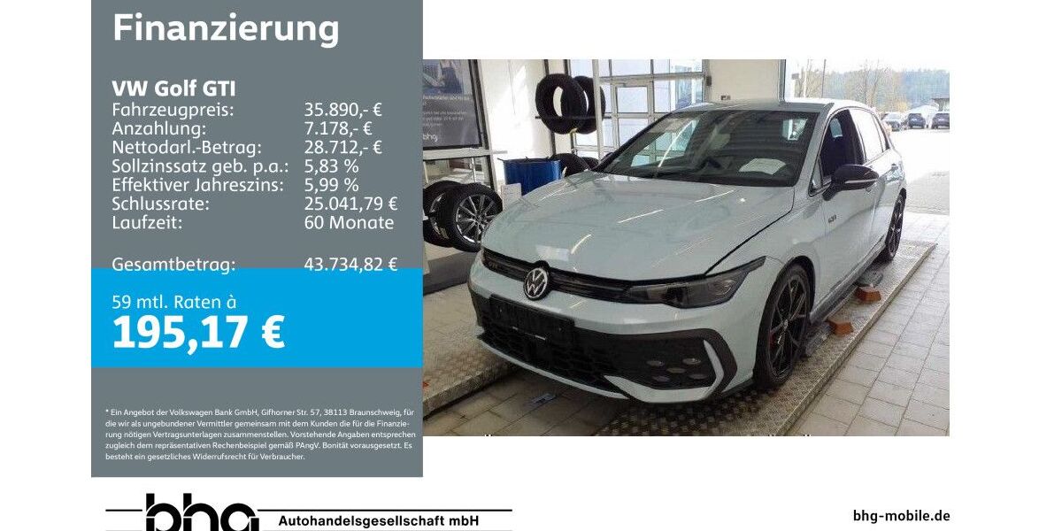 VW Golf 36.068 km 35.890 &euro; Mössingen 72116