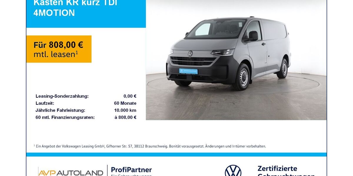 VW T7 Transporter 4.709 km 65.880 &euro; Plattling 94447