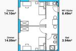 Wohnen auf Zeit Villingen-Schwenningen Schwenningen - 2 Zimmer, 40 m&sup2;, 415&euro; | Angebot:26128620