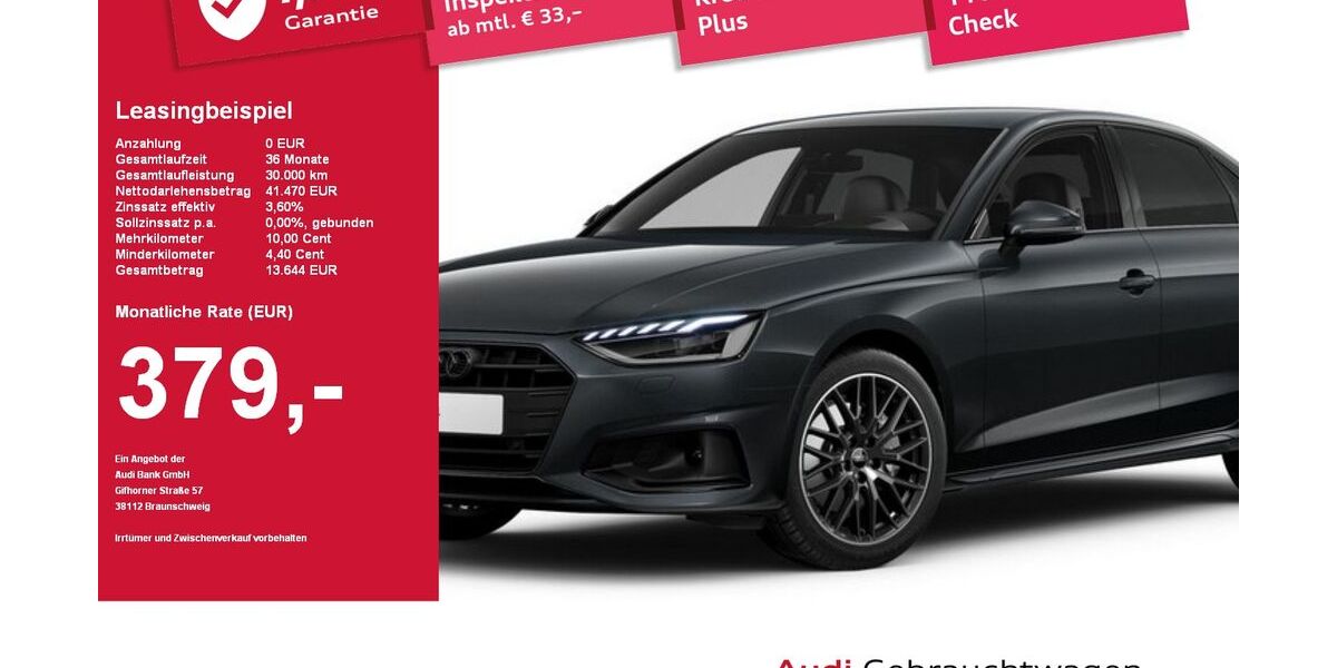 Audi A4 28.729 km 41.222 &euro; Plattling 94447