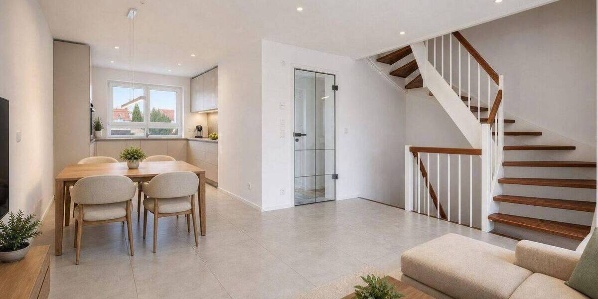 Reihenmittelhaus Mering Sankt Afra - 6 Zimmer, 134 m&sup2;, 2.680&euro; | Angebot:26816358