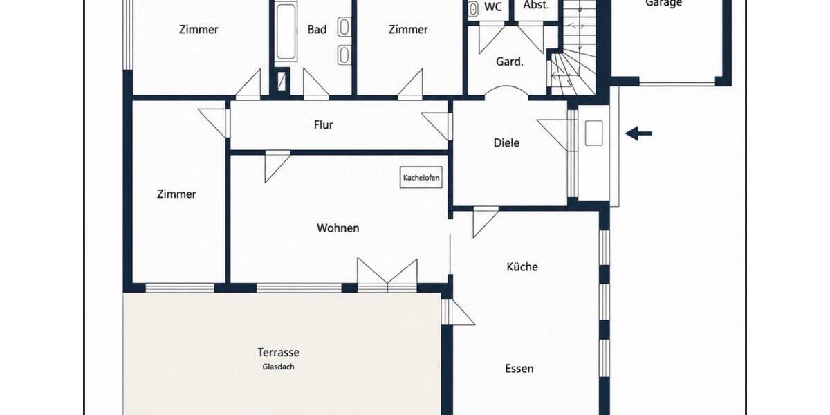 Einfamilienhaus Gangkofen - 7 Zimmer, 225 m&sup2;, 669.000&euro; | Angebot:27115589