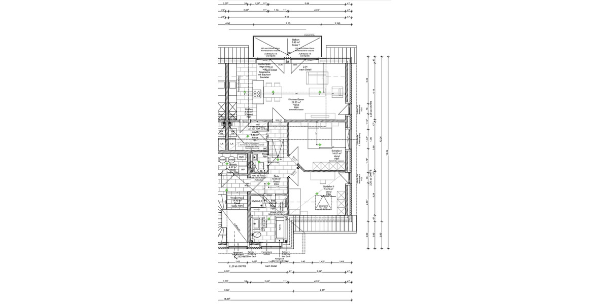 Dachgeschoßwohnung Ganderkesee - 4 Zimmer, 96 m&sup2;, 1.250&euro; | Angebot:25943368