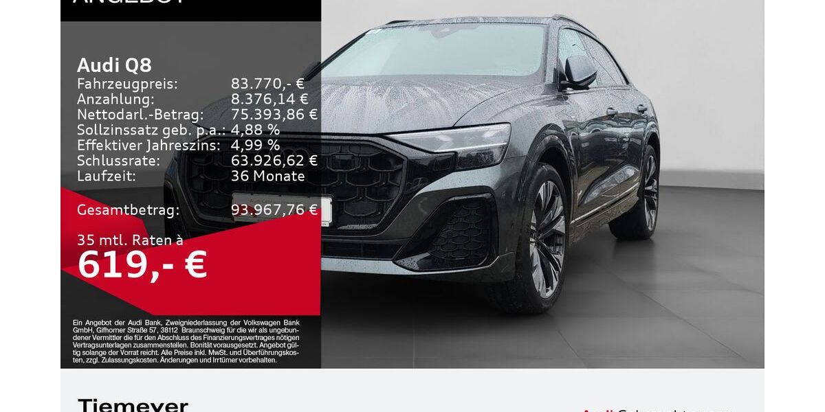 Audi Q8 12.356 km 80.850 &euro; Remscheid 42897