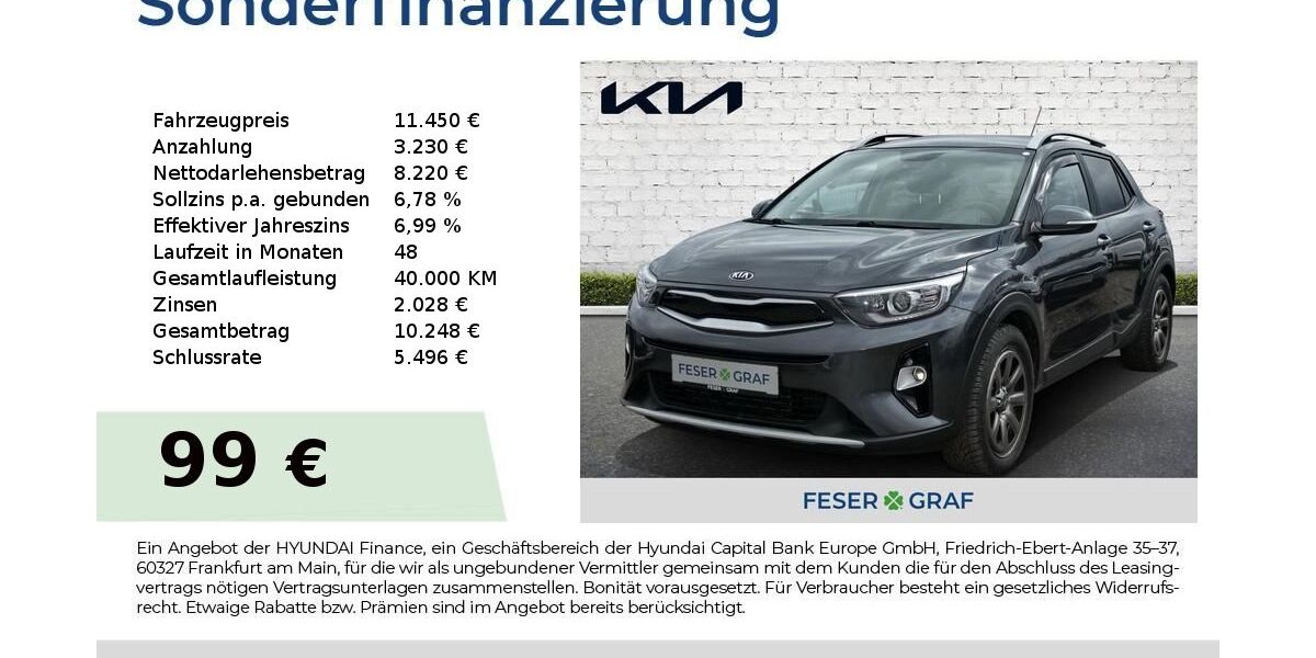 Kia Stonic 134.992 km 11.450 &euro; Roth 91154