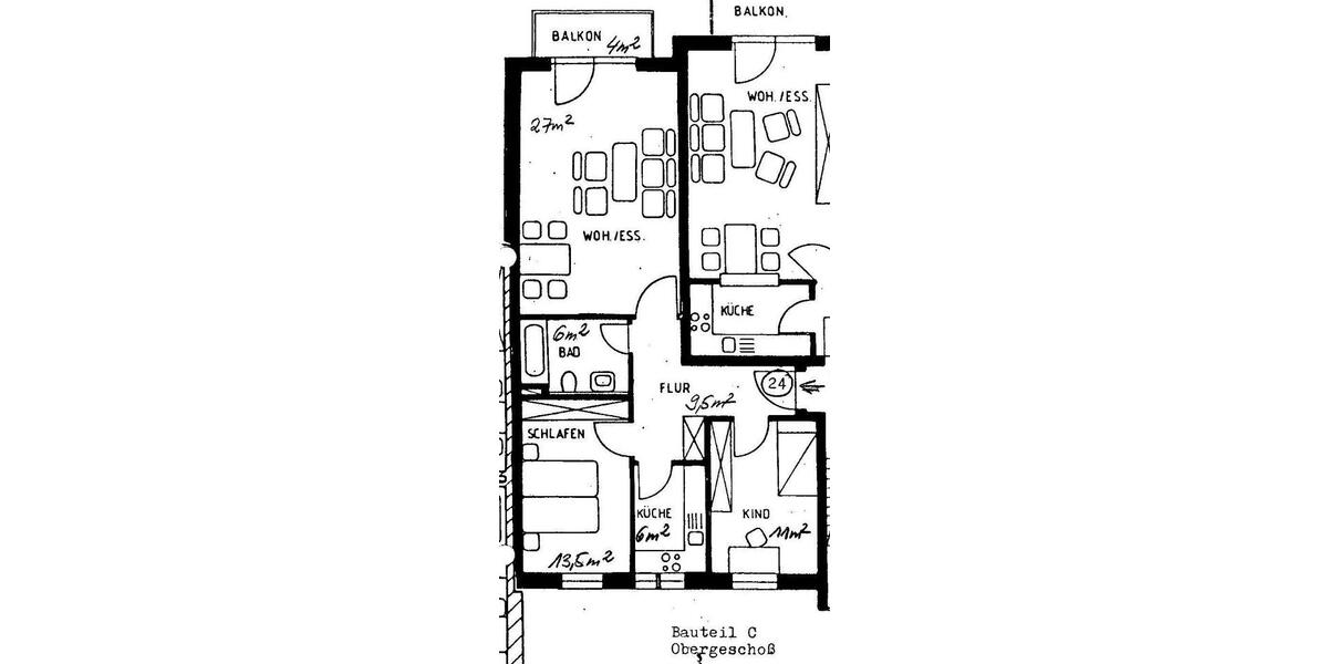 Etagenwohnung Ingolstadt - 3 Zimmer, 74 m&sup2;, 355.000&euro; | Angebot:26818590