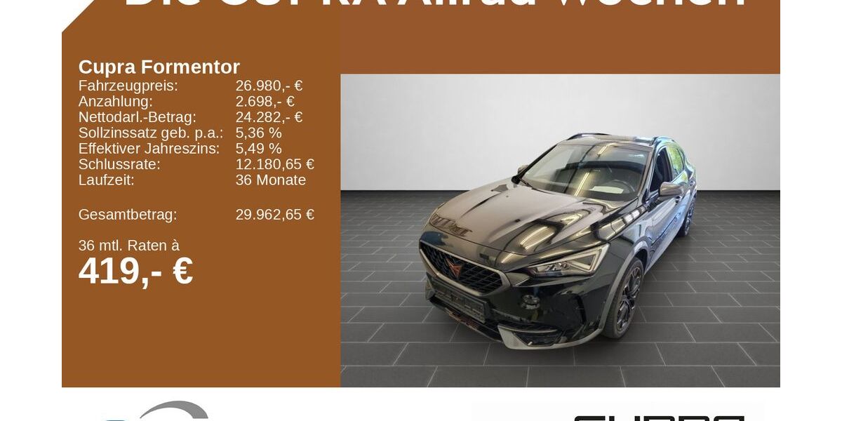 Cupra Formentor 105.352 km 26.980 &euro; Mainz 55129