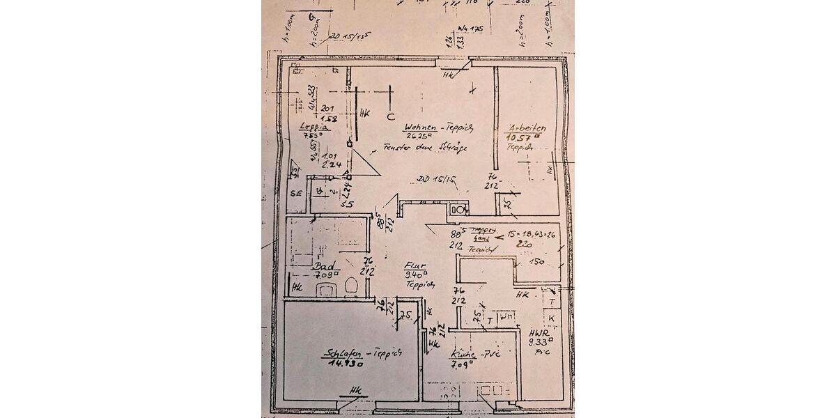 Etagenwohnung Oldenburg Alexandersfeld - 3 Zimmer, 76 m&sup2;, 235.000&euro; | Angebot:26987194