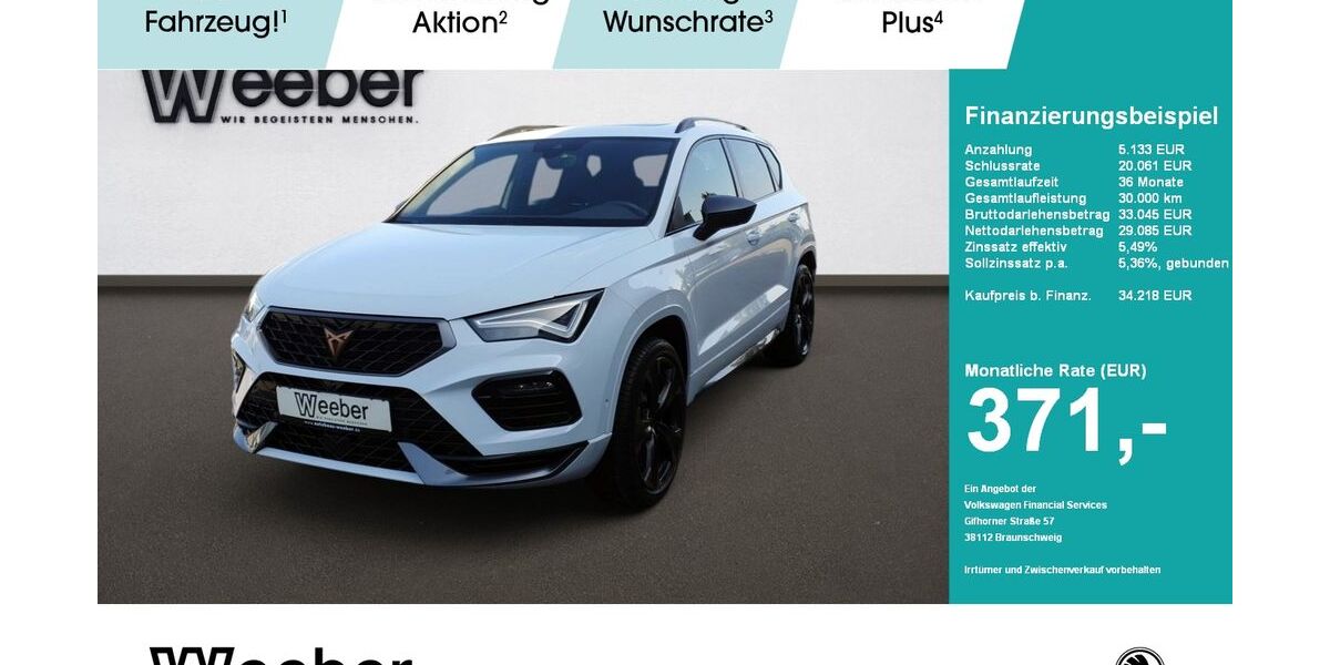 Cupra Ateca 28.134 km 33.690 &euro; Calw 75365
