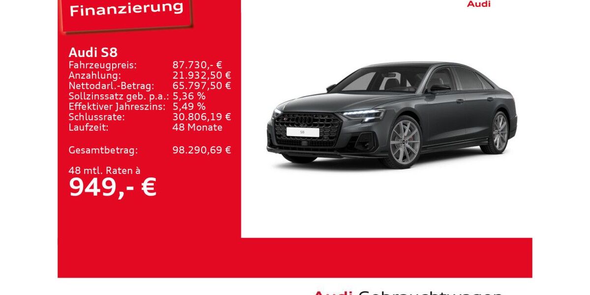 Audi S8 55.981 km 87.730 &euro; Ulm 89073