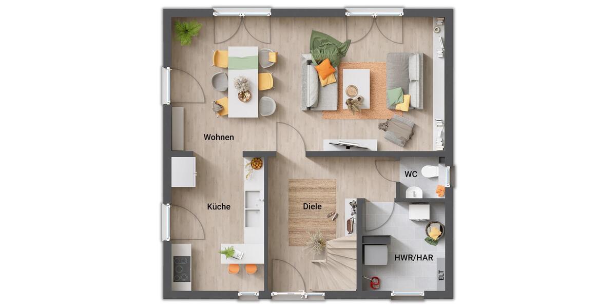 Einfamilienhaus Bad Karlshafen - 4 Zimmer, 122 m&sup2;, 256.950&euro; | Angebot:8794234