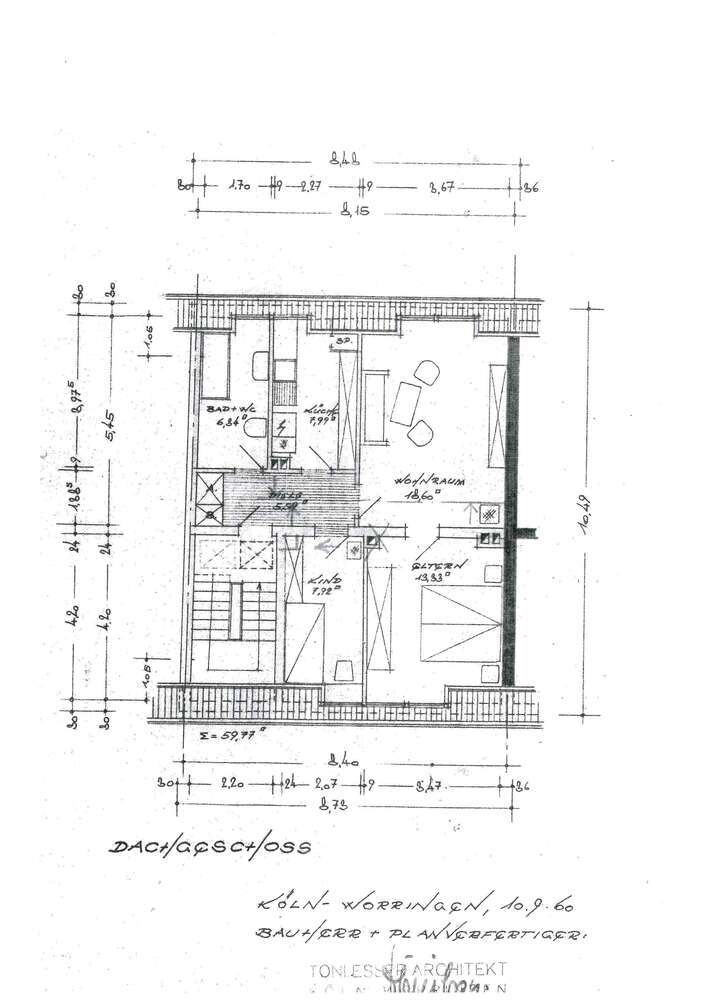Wohnung zum Mieten in Köln 770 € 60 m²