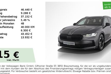 Skoda Superb 11.250 km 45.440 &euro; Nürnberg 90441