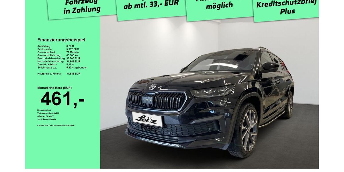Skoda Kodiaq 124.945 km 31.480 &euro; Immenstadt 87509