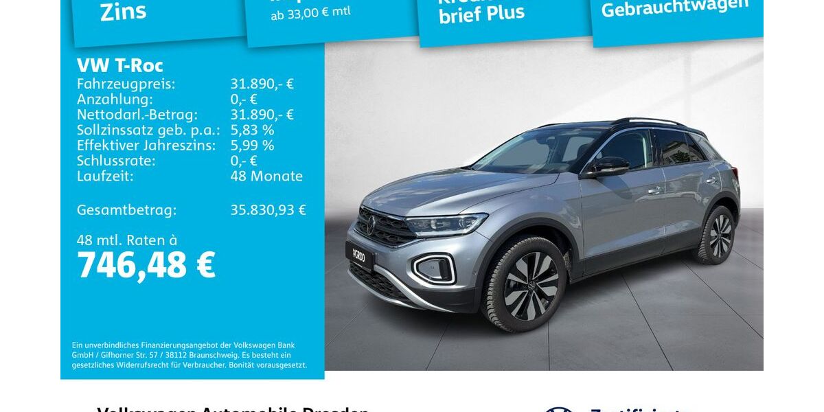 VW T-Roc 15.373 km 31.490 &euro; Dresden 01067