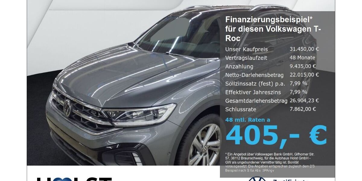 VW T-Roc 25.352 km 31.450 &euro; Scheeßel 27383