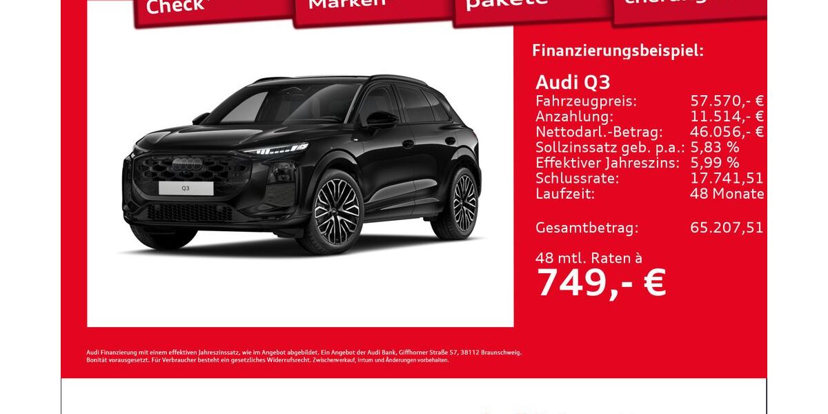 Audi Q3 1.899 km 57.570 &euro; Hamburg 22419