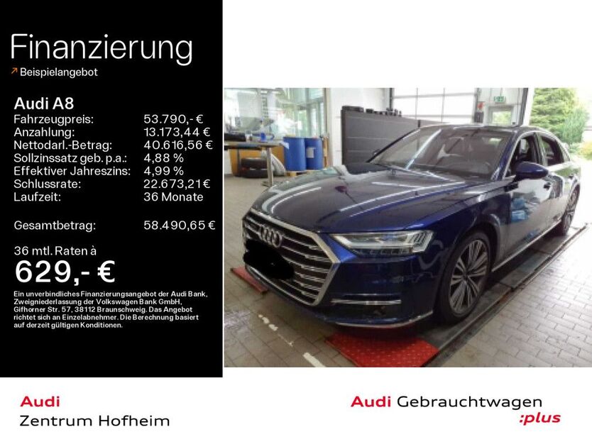 Audi A8 97.448 km 53.790 € Hofheim 65719