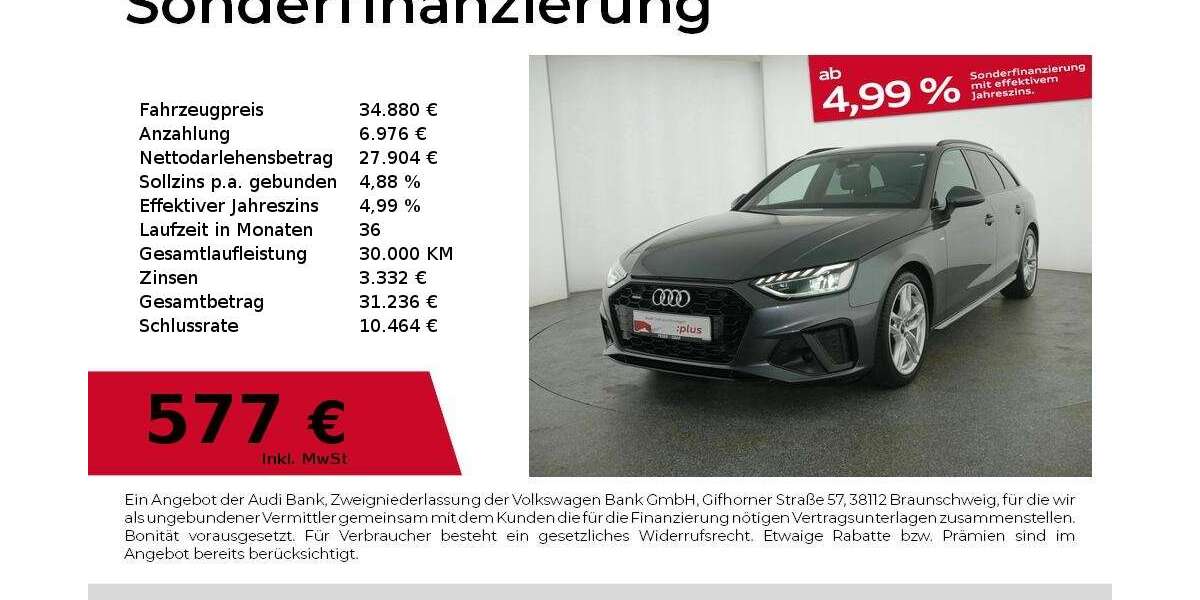 Audi A4 37.715 km 34.880 &euro; Nürnberg 90441