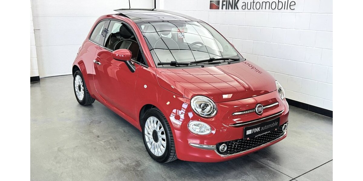 Fiat 500 0.9 TwinAir Lounge Schiebedach Klima PDC 50.900 km 9.595 &euro; Lich 35423