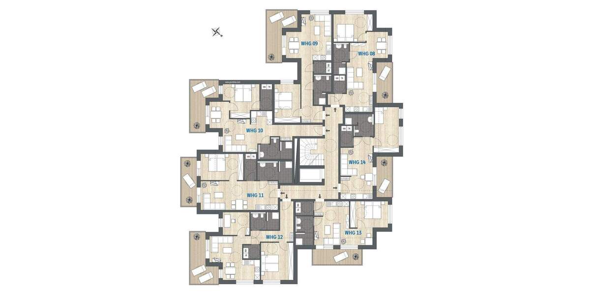 Etagenwohnung Werlte - 2 Zimmer, 48 m&sup2;, 178.000&euro; | Angebot:25736968