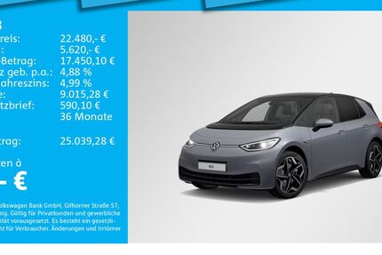 VW ID.3 21.357 km 22.480 € München 80687
