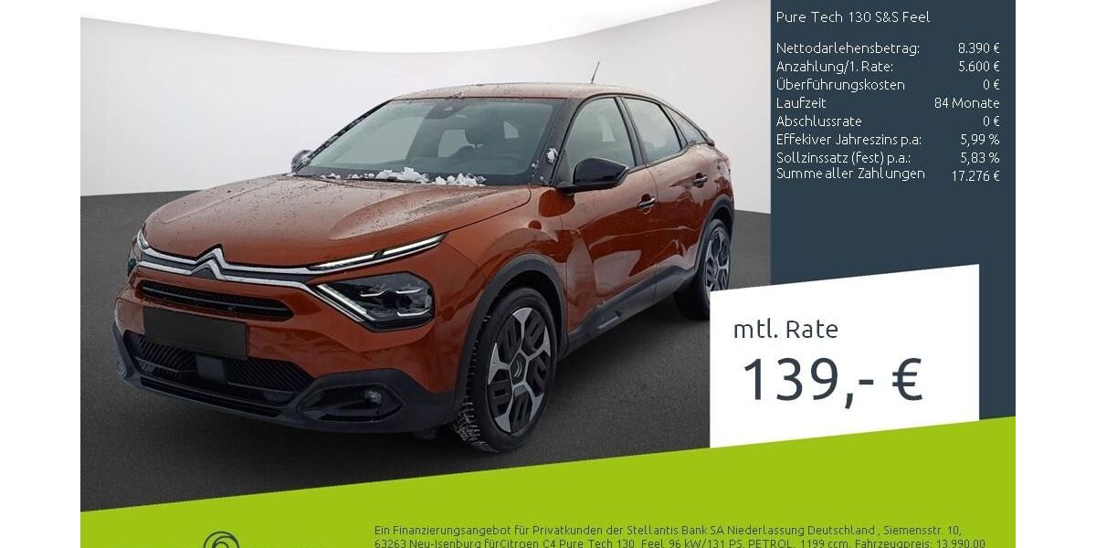 Citroen C4 71.414 km 13.620 &euro; Ahaus 48683