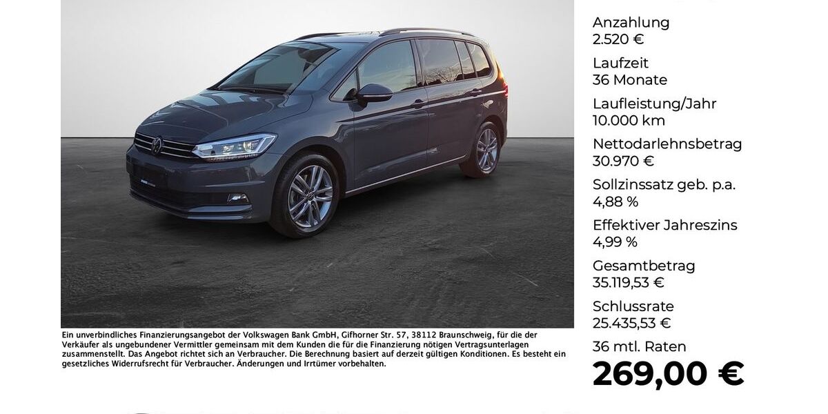 VW Touran 19.855 km 32.750 &euro; Lengerich 49525