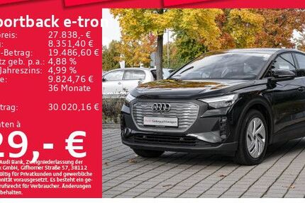 Audi Q4 e-tron 35.636 km 27.828 &euro; München 80935