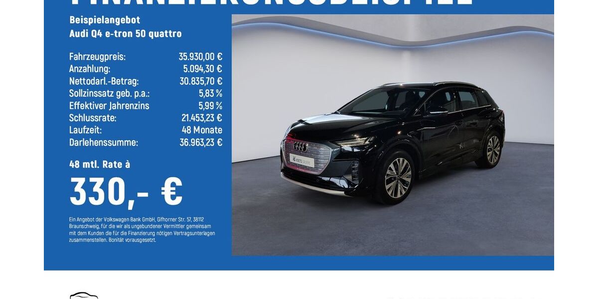 Audi Q4 e-tron 66.013 km 34.930 &euro; Hildesheim 31135
