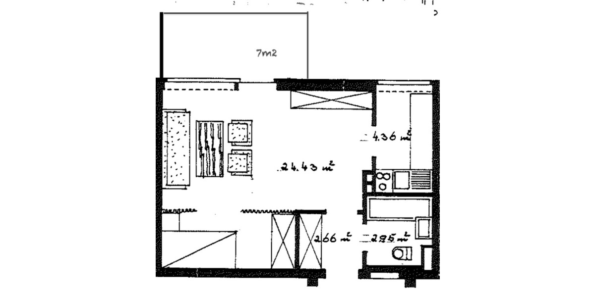 Etagenwohnung Garbsen Berenbostel - 1 Zimmer, 38 m&sup2;, 145.900&euro; | Angebot:25495610