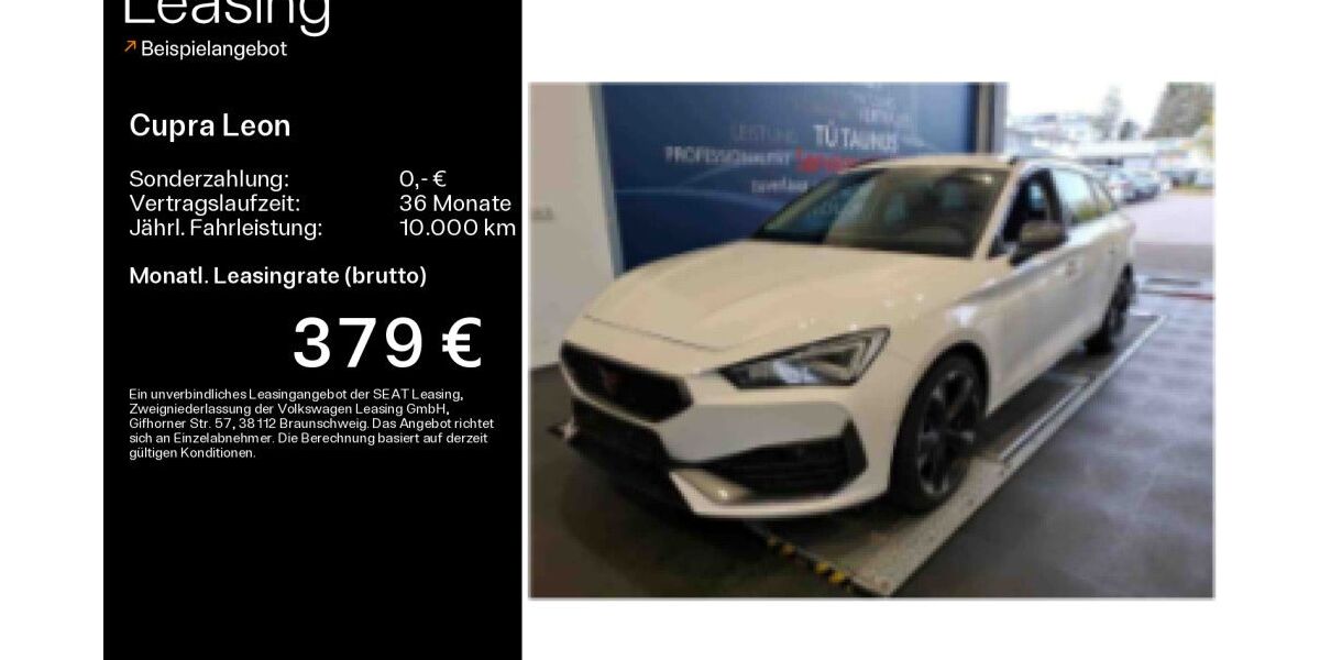 Cupra Leon 40.265 km 26.900 € Mainz-Kastell (Wiesbaden) 55252