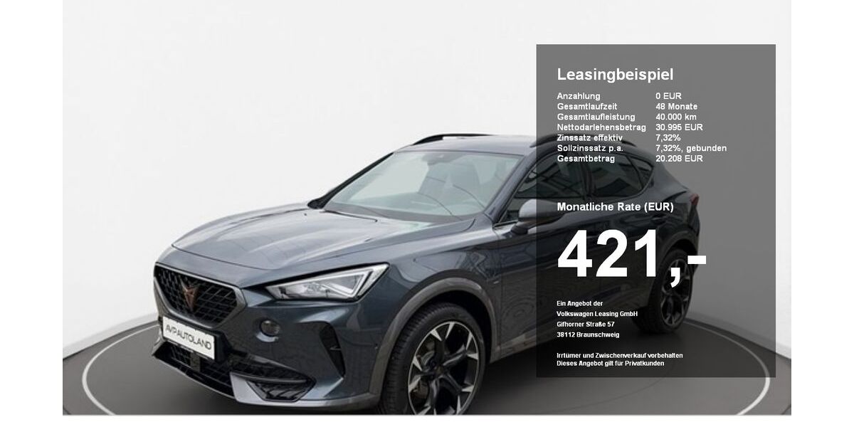 Cupra Formentor 14.970 km 28.640 &euro; Passau 94036