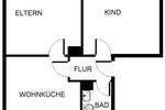 Dachgeschoßwohnung Kamen - 2 Zimmer, 49 m&sup2;, 440&euro; | Angebot:26450985