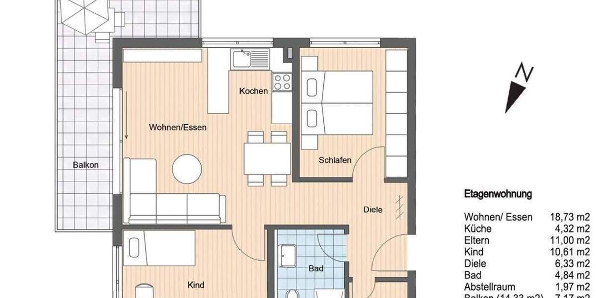 Etagenwohnung Garmisch-Partenkirchen Partenkirchen - 3 Zimmer, 733.000&euro; | Angebot:25777159
