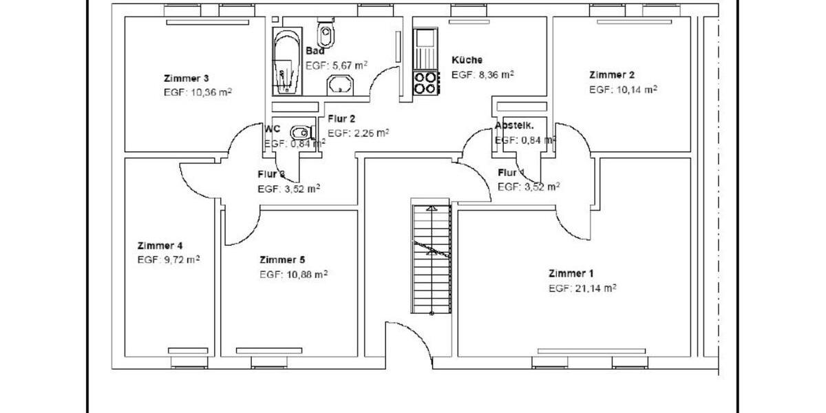 Doppelhaushälfte Kassel Philippinenhof-Warteberg - 10 Zimmer, 176 m&sup2;, 338.000&euro; | Angebot:19370523