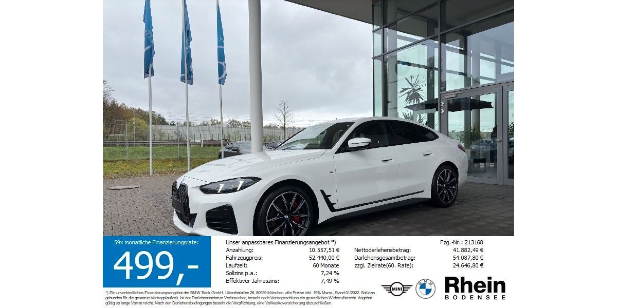 BMW 420 Gran Coupé 11.028 km 50.850 &euro; Friedrichshafen 88046