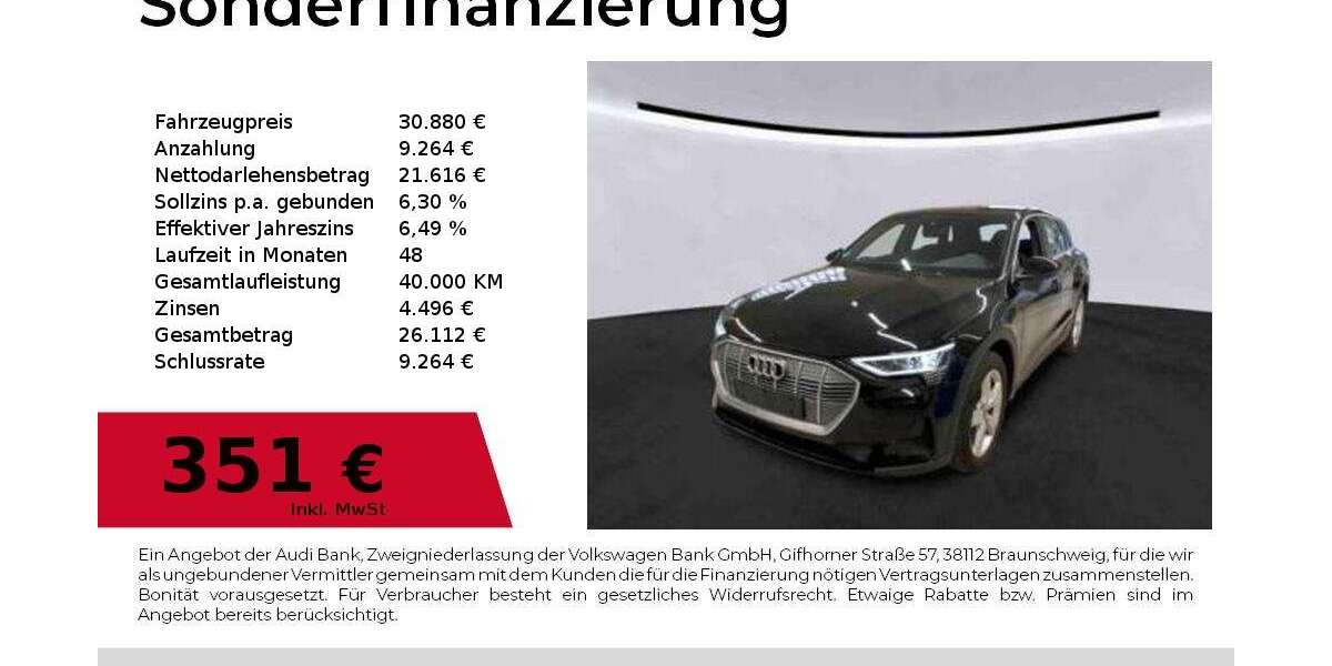 Audi e-tron 41.400 km 30.880 &euro; Lauf an der Pegnitz 91207