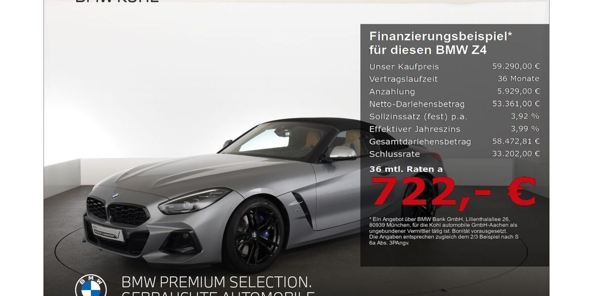 BMW Z4 10.030 km 58.580 &euro; Aachen 52078