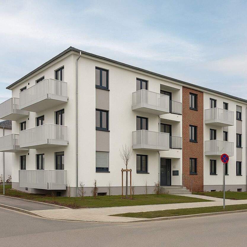Hochwertige 2 Zimmer Wohnung mit Balkon und Einbauküche in Poing - zentral und modern möbliert 2 zimmer
